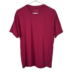 Florence Marine X Airtex Short Sleeve Shirt, Maroon, Size M